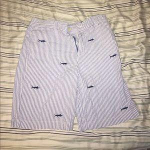 Boys seersucker vineyard vines shorts