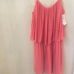 Zara Basic brand new flirty pink dress
