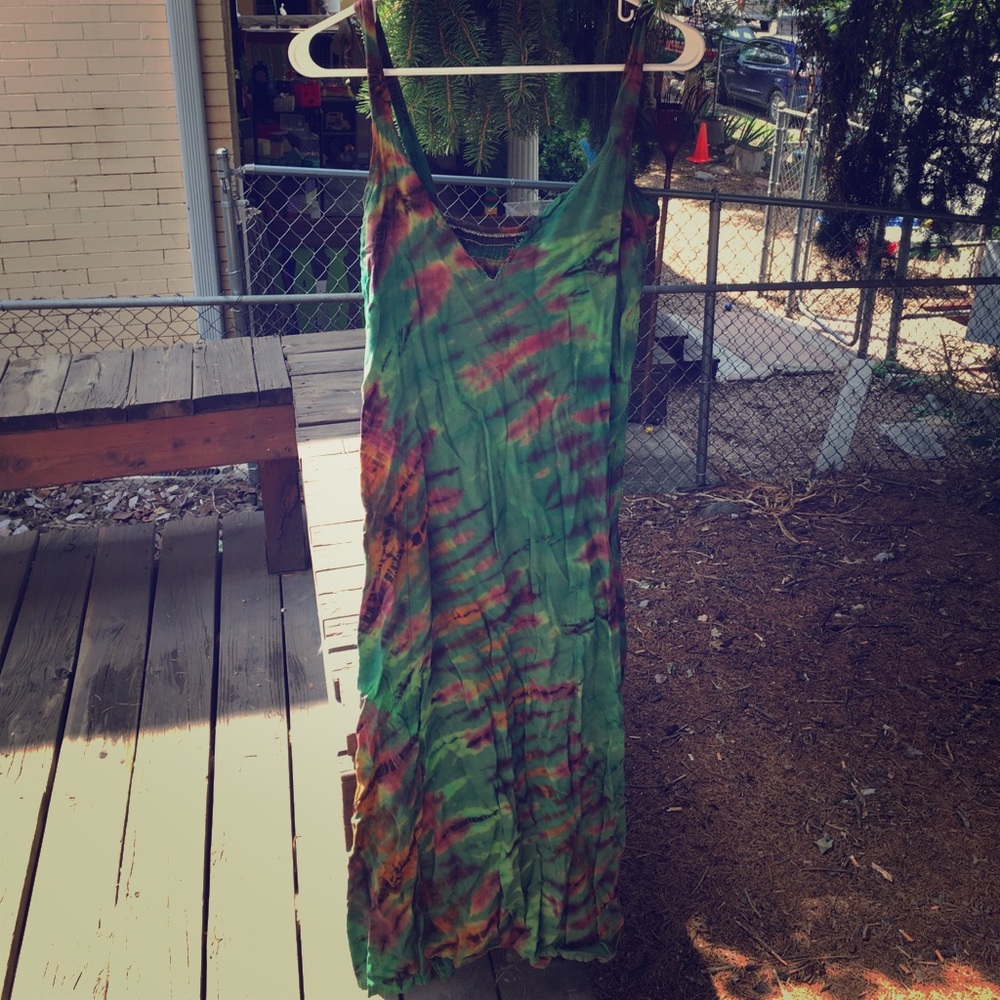 Ty-dye Earthy Dress