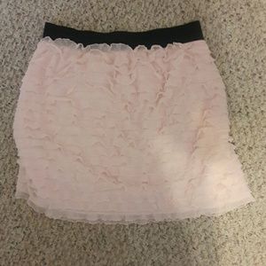 Pink skirt
