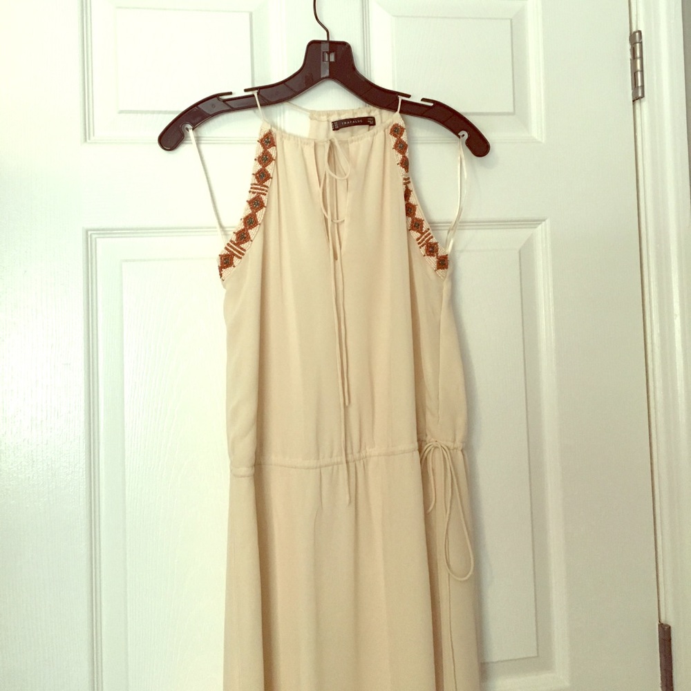 Maxi cream Zara dress