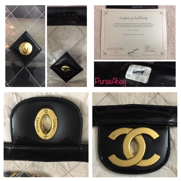 Chanel Clear Naked Jumbo Classic Vinyl Flap Rare - Picture 8 of 8