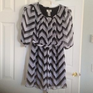 Dress black white Sweer Storm