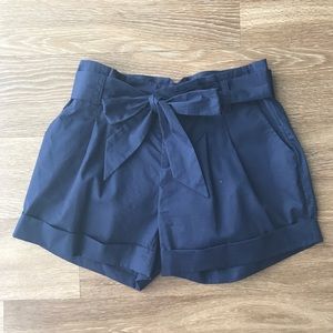 Francesca's Navy High Waist Shorts