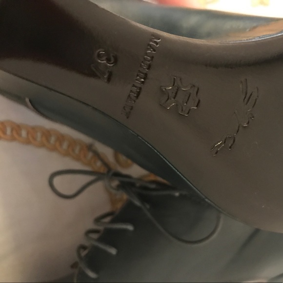 Longchamp Wedge Boot Green Authentic NWT $585 US 7 - Picture 3 of 6