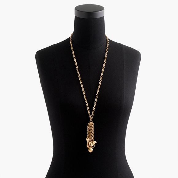 J. Crew Jewelry - J.Crew TASSEL NECKLACE WITH MIXED CHARMS