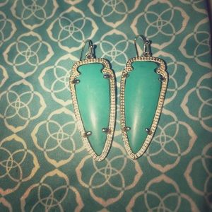 Kendra Scott Skylar Ear Ring in Green