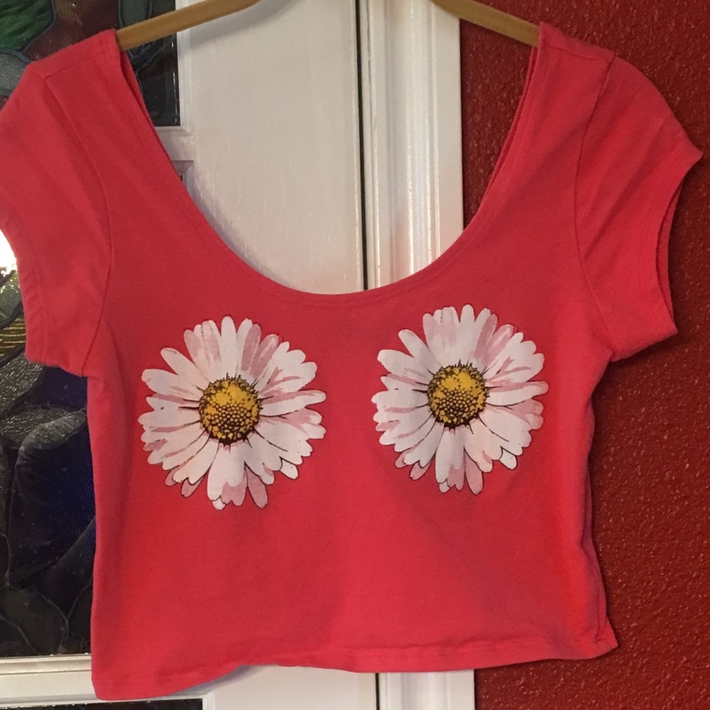 Sunflower crop top
