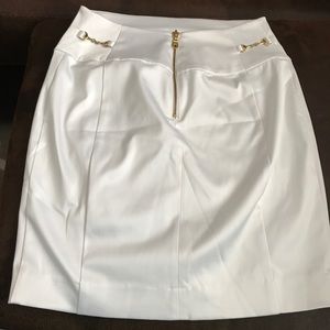 White skirt