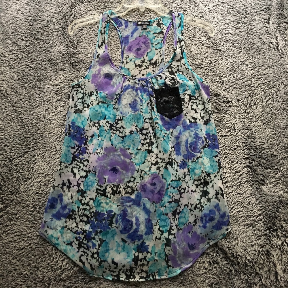 Racerback Tank Top Blouse