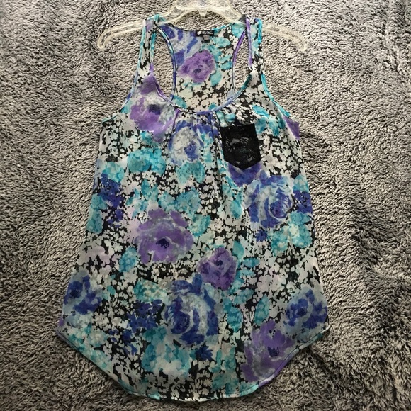 Racerback Tank Top Blouse - Picture 1 of 3
