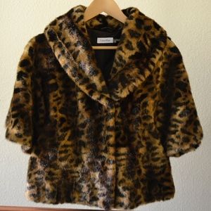 Leopard Print Faux Fur