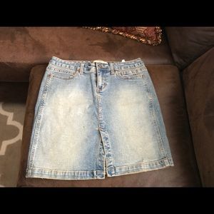 Jean skirt