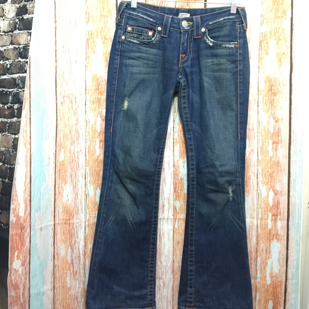 True religion women jeans size26x28 bobby boot cut