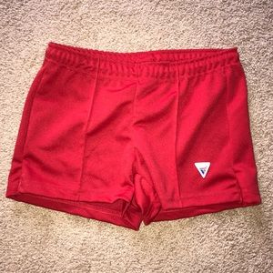 Red Varsity Shorts
