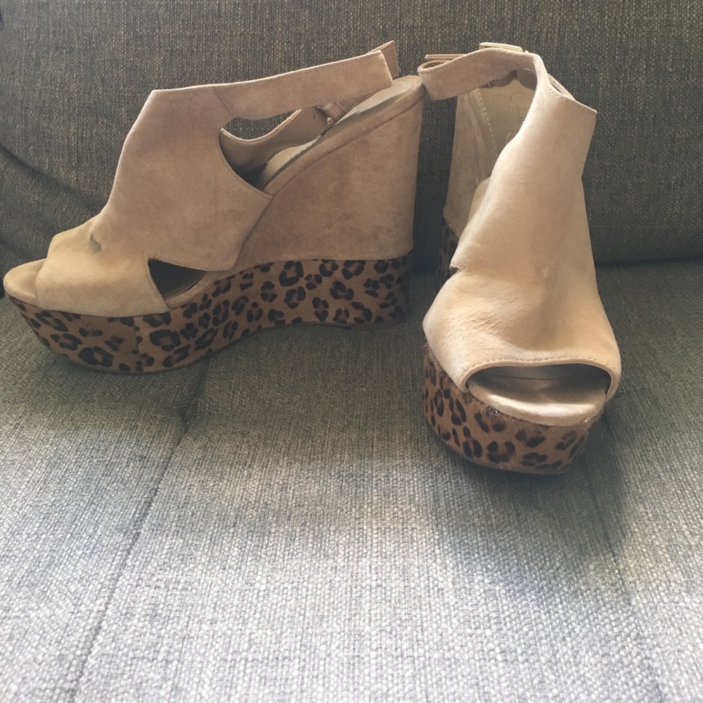 Jessica Simpson wedges