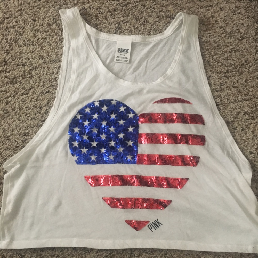 American flag tank