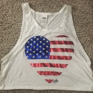 American flag tank