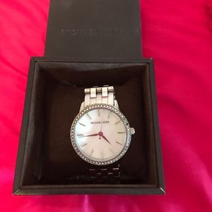 Michael Kors silver women's watch