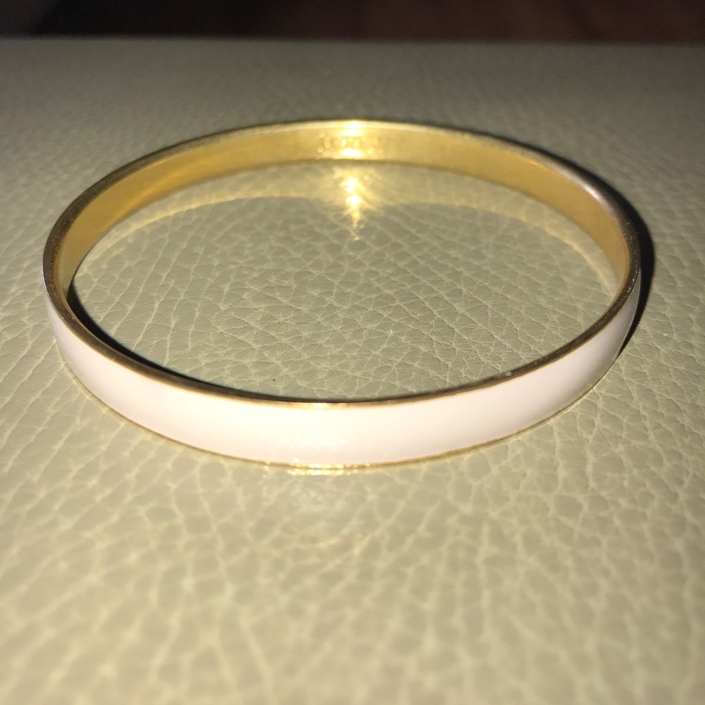 JCrew lavender and gold enamel bangle