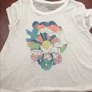 Whimsical White Crop Top