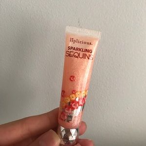 Strawberry sparkle lip gloss