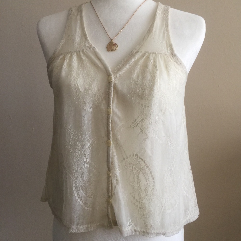 Pins and Needles Urban Outfitters Lace Top