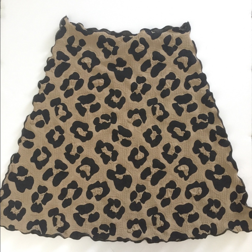 Haystacks Cheetah Print Knee Length Skirt
