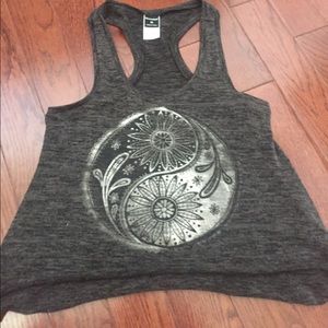 Yin Yang Razorback Tank Top
