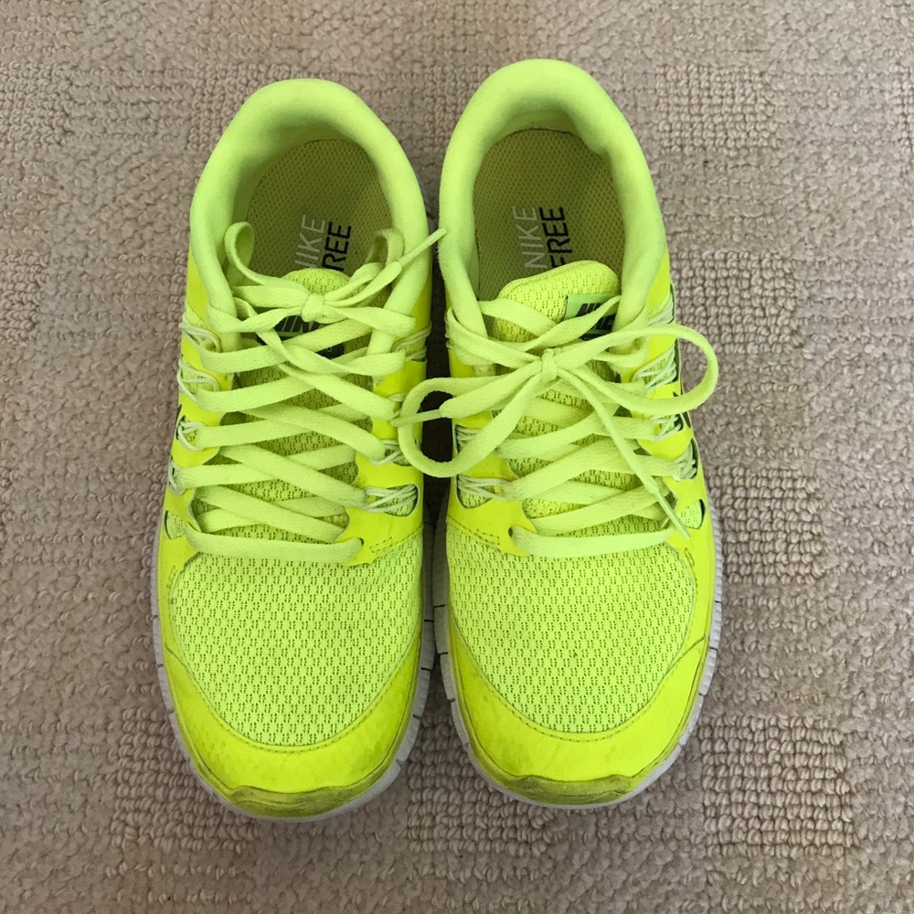 Nike Free 5.0 Lime Sneakers