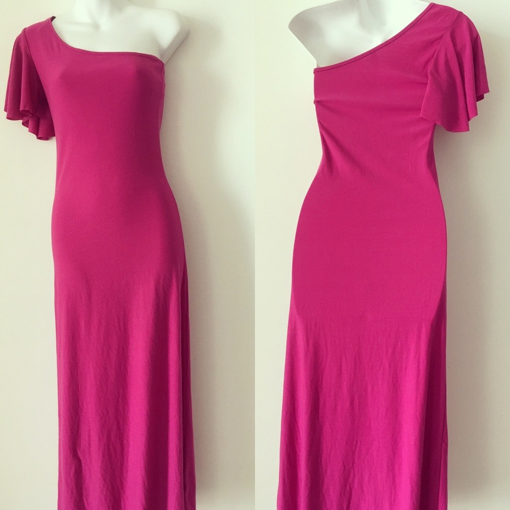 One sleeve open Dress