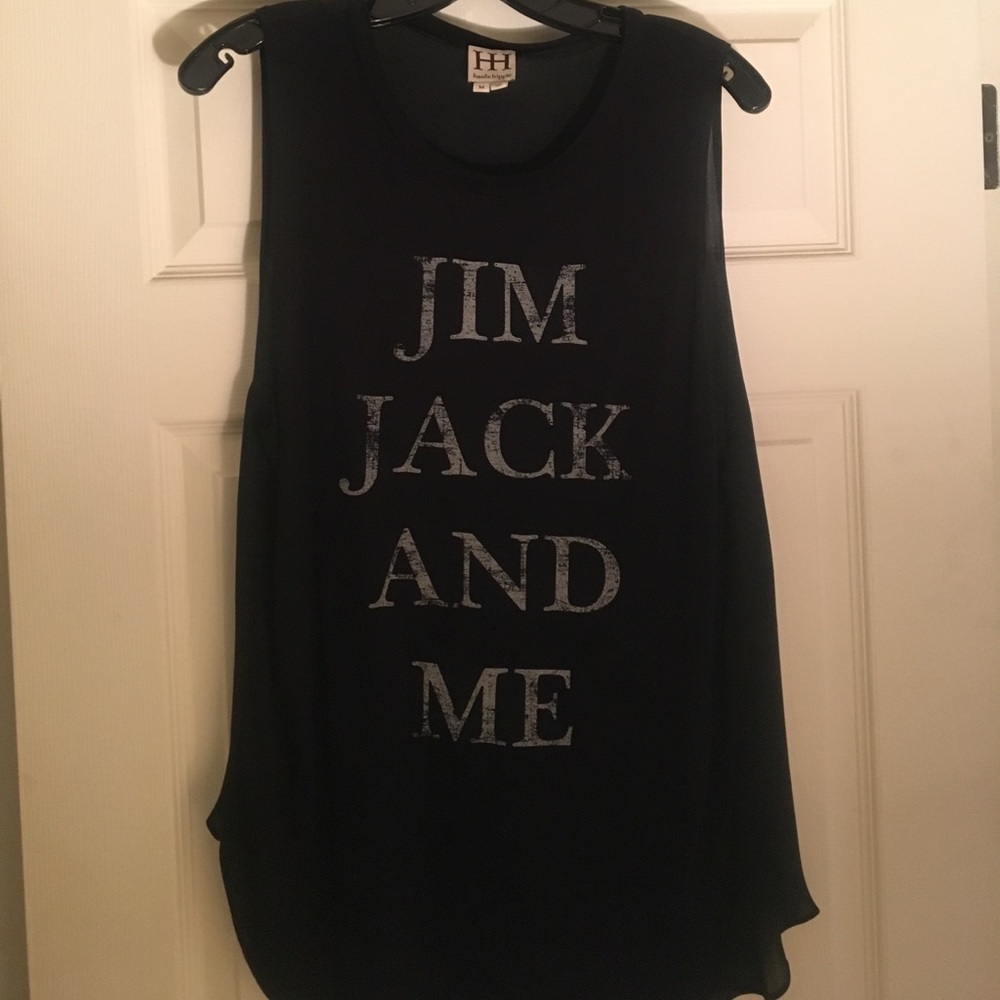 Haute hippie black top