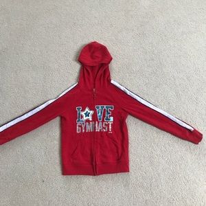 Love gymnast jacket from justice