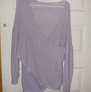 Lavender Cross Sweater