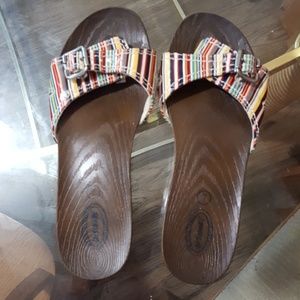 Dr Scholls striped sandles