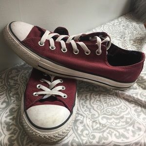 Burgundy Converse