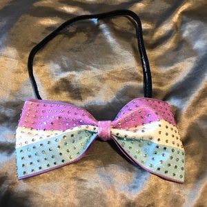 Headband cheer bow + DISCOUNTED SHIPPING