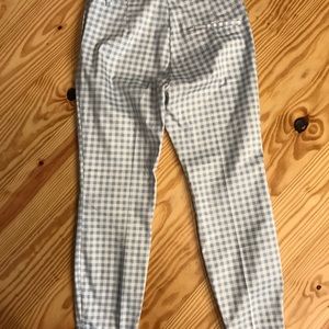 HM gingham light blue work pant