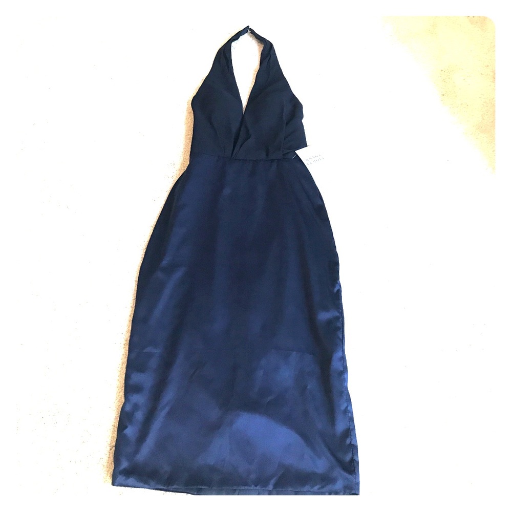 NWT Navy blue Midi dress