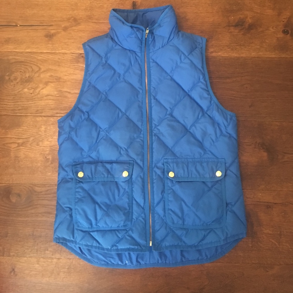J. Crew down feather puffer vest