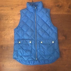 J. Crew down feather puffer vest