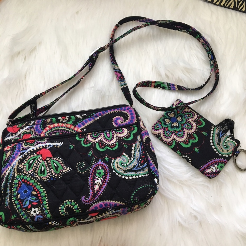 Vera Bradley Crossbody and ID Wallet Kiev Paisley