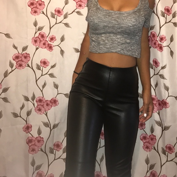 H&M Pants - 🎱LEATHER PANTS🎱