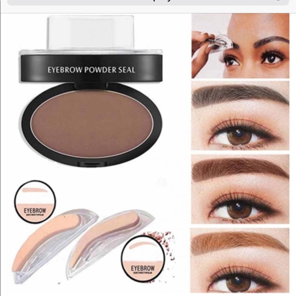 Other - 🆘BUNDLE ONLY🆘Eyebrow Stamps w/ Powder Pot
