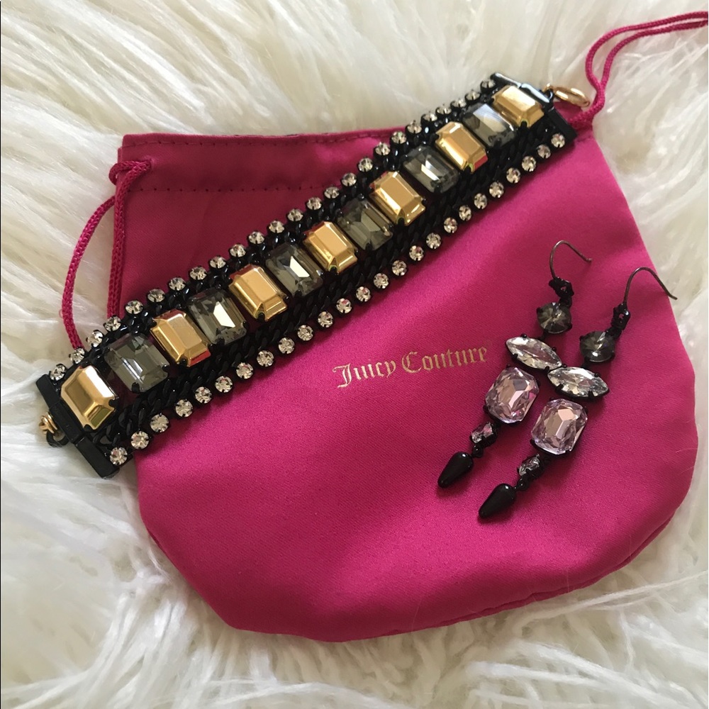 Juice Couture bracelet and earrings