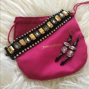 Juice Couture bracelet and earrings