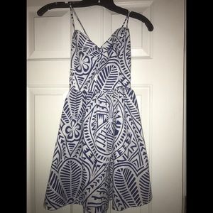 White and blue dress from American Apparel