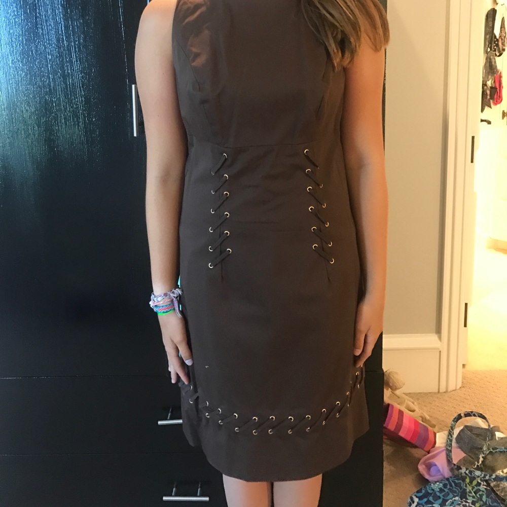 etcetera brown dress