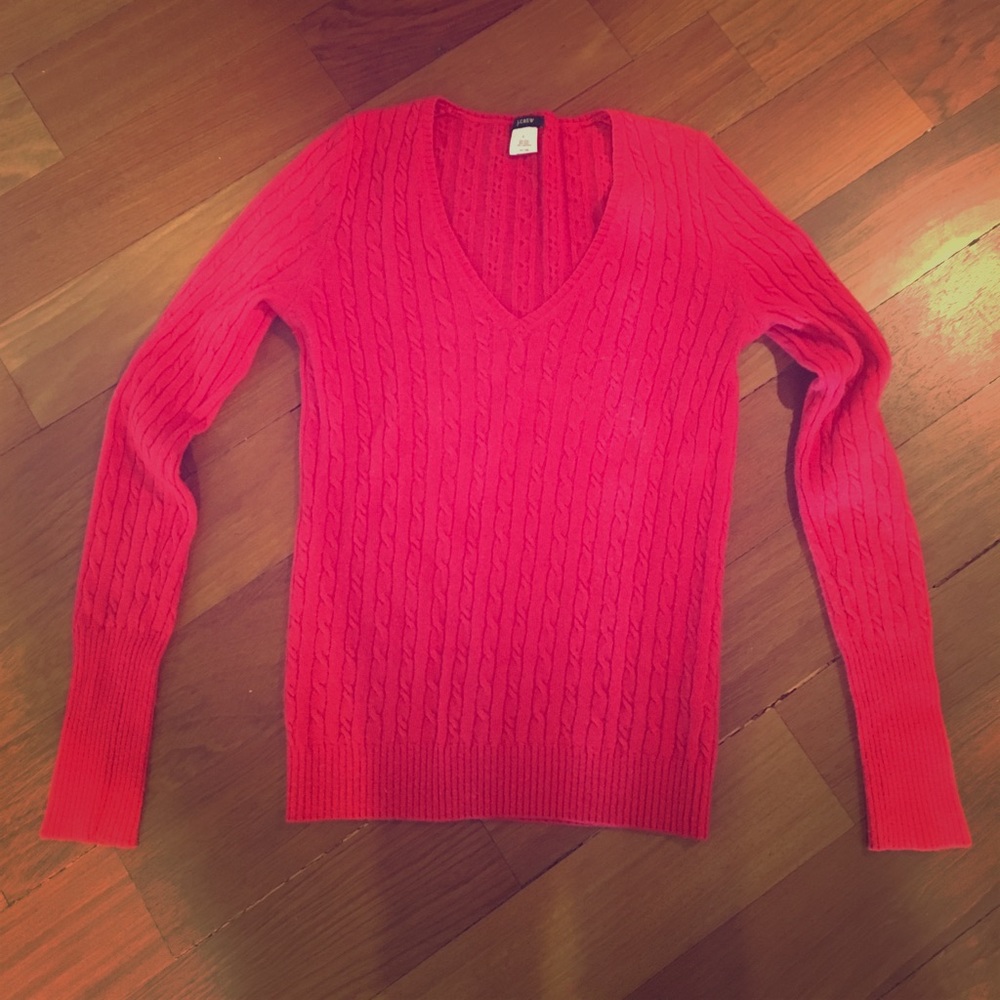 J. Crew V neck sweater• wool/cashmere