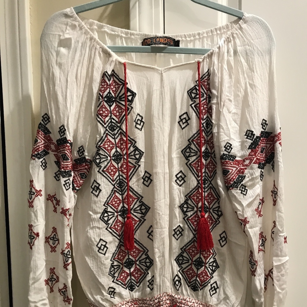 Red London Blouse